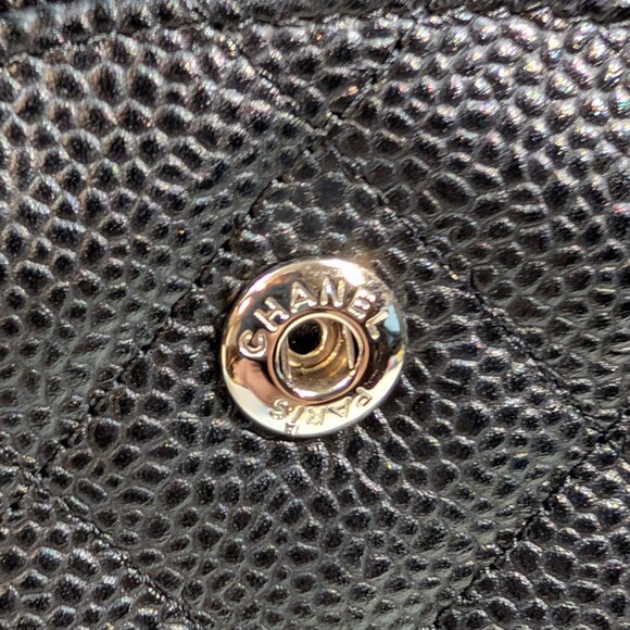 Chanel Black Caviar Classic Jumbo Double Flap Bag - Picture 9 of 16